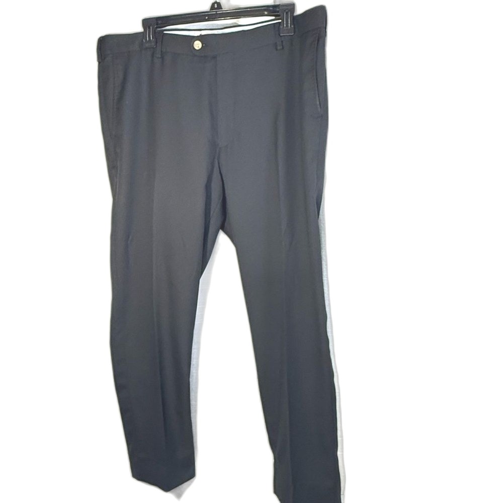 Peter Millar‎ Classic Black Tab front Dress Pants size 36 x 32 measures 38"x 29"